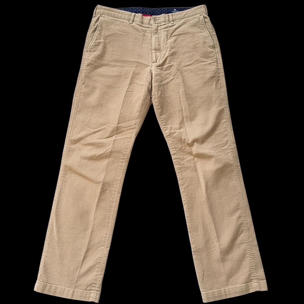Cremieux Corduroy Pants Mens 36x32 Tan Beige Straight Leg Stretch Casual Chinos‎